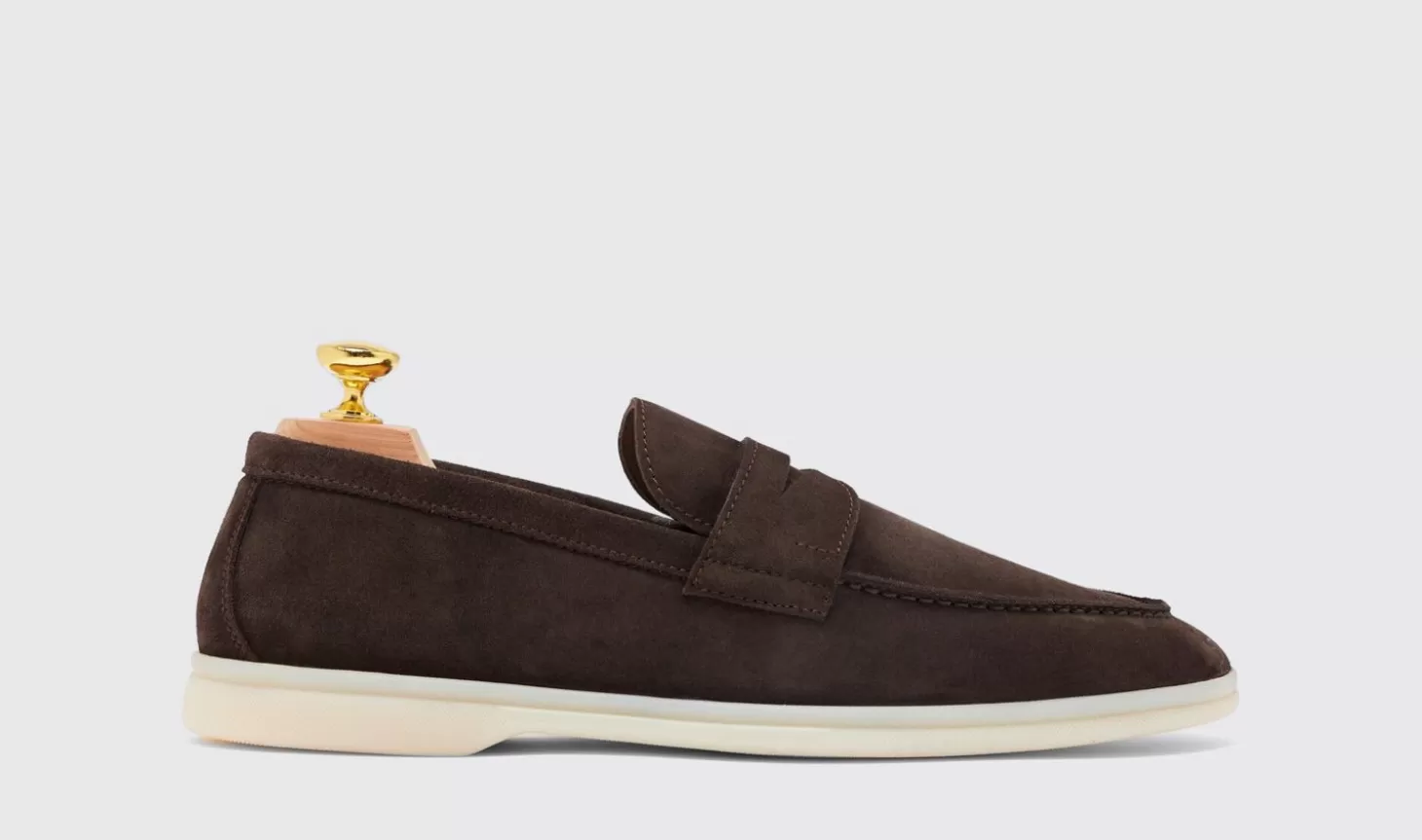 Manner Scarosso Halbschuhe>Luciano Braunes Wildleder