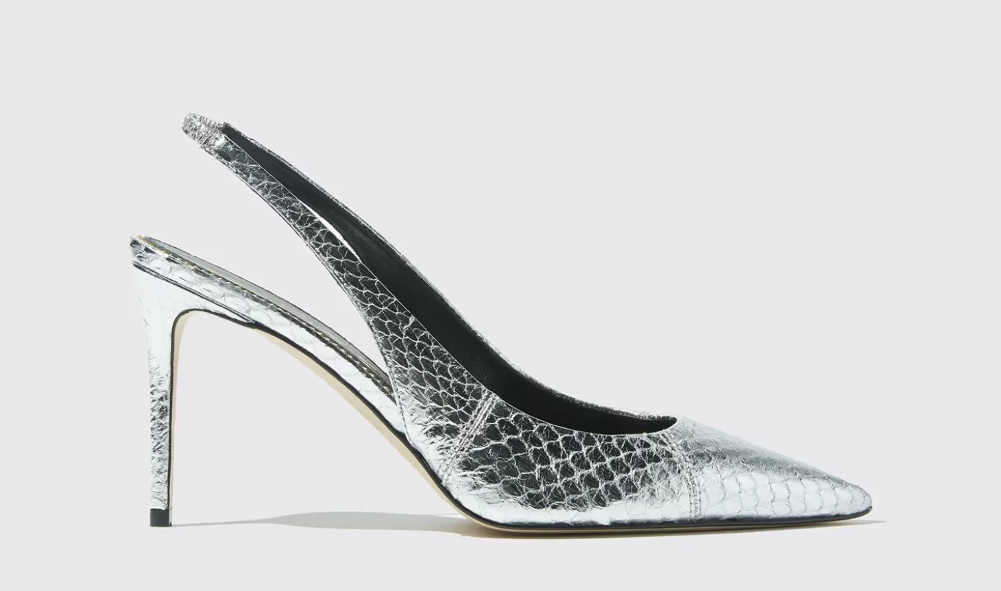 Frauen Scarosso High Heels>Sutton Silver Elaphe